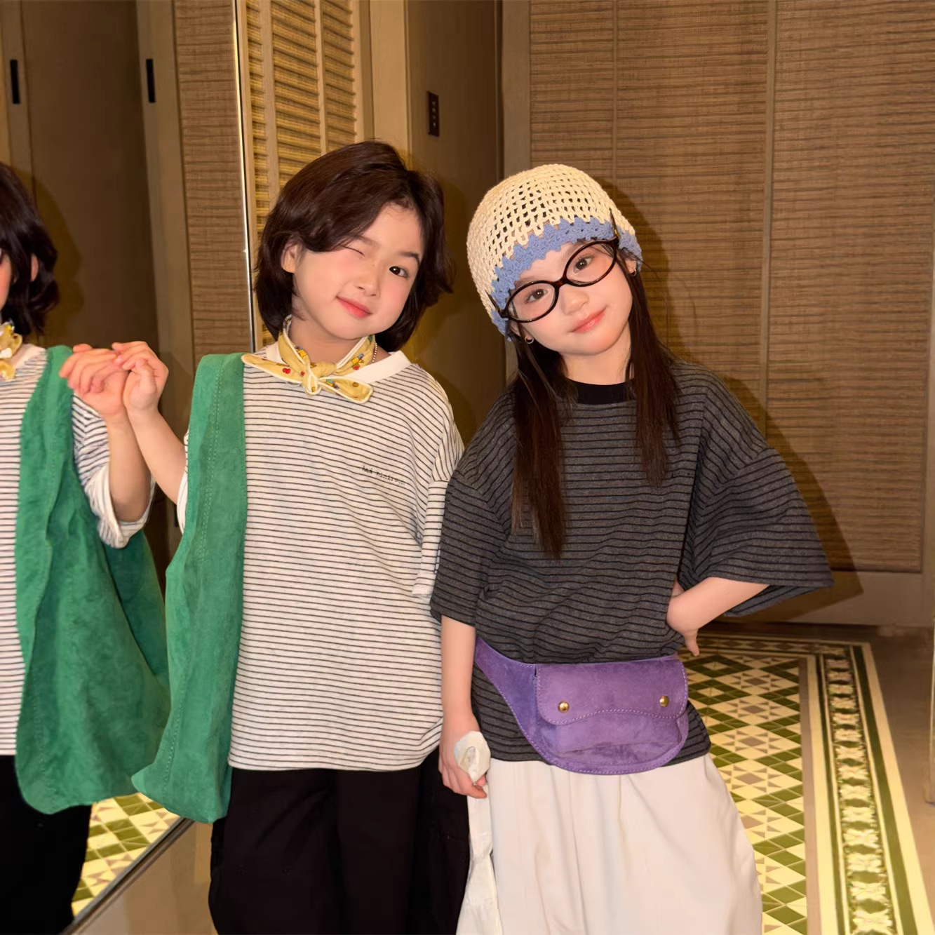 2026★春秋新作★韓国風子供服★トップス★90cm〜150cm 2色