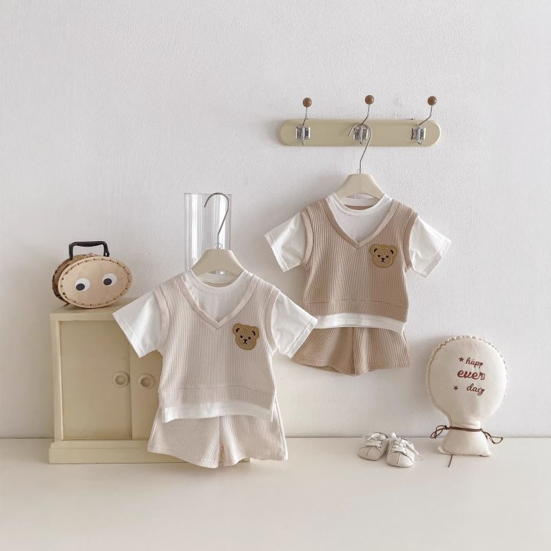 2026★夏新作★韓国風ベビー服★トップス+ズボン★73CM〜110cm 2色