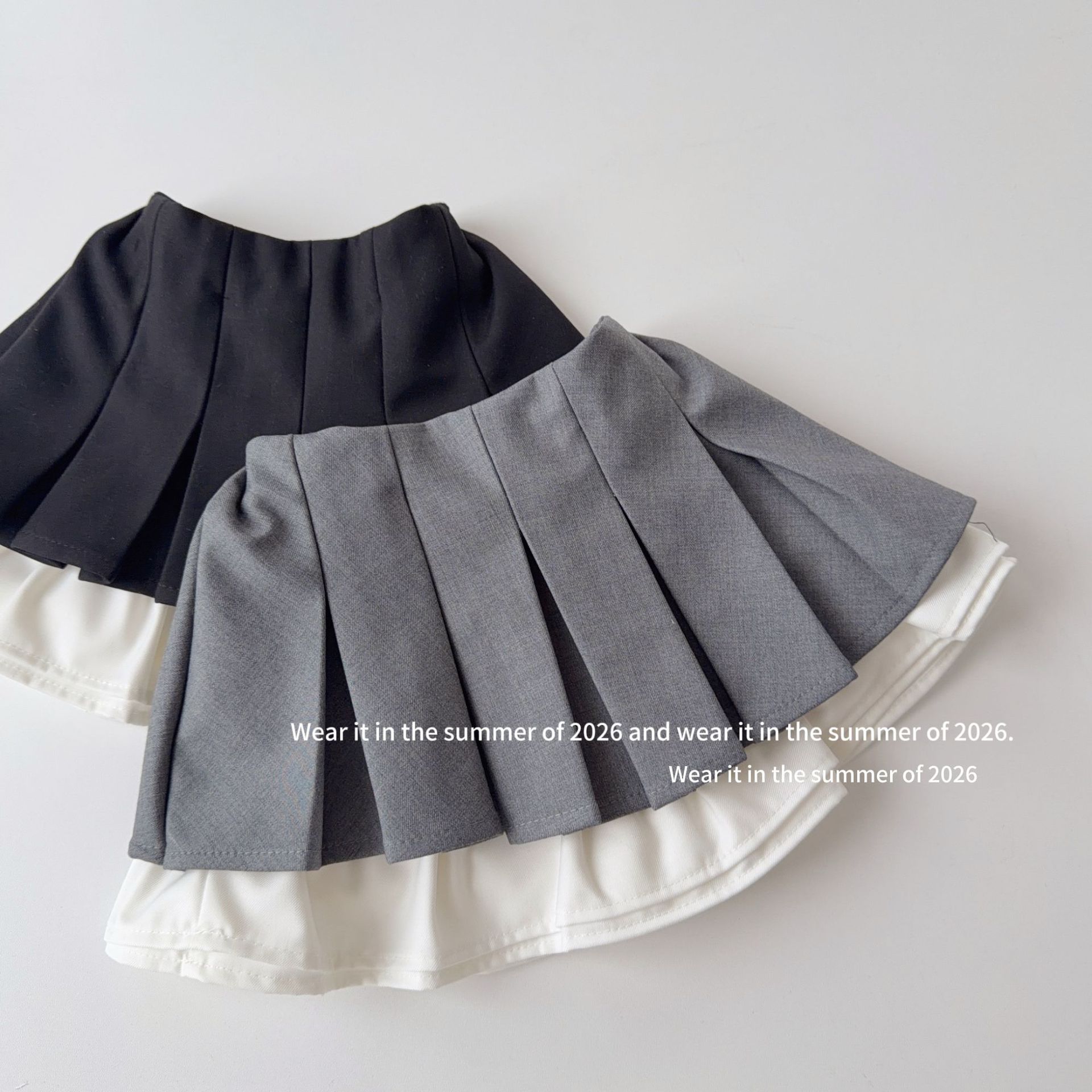 2026新品TQ★子供服　スカート　キュロット★90cm〜150cm 2色