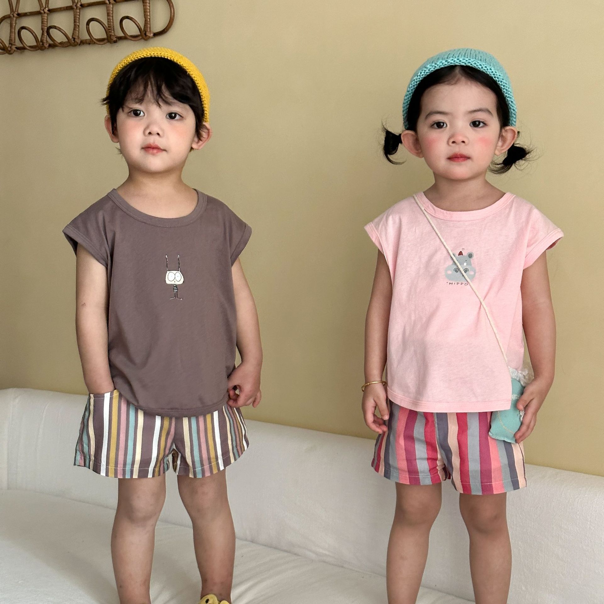 「2026」子供服★トップス+ズボン★セットアップ★韓国風子供服★2色80cm〜150cm