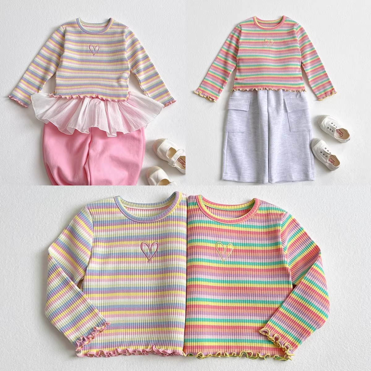 2026新作★子供服　トップス★80cm〜120cm 2色