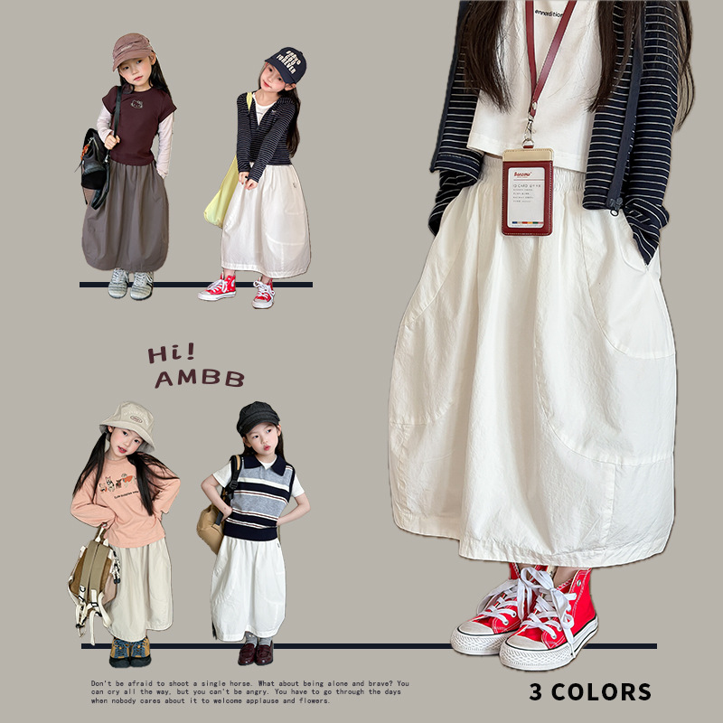 2026新品A★子供服　スカート★100cm〜170cm 3色