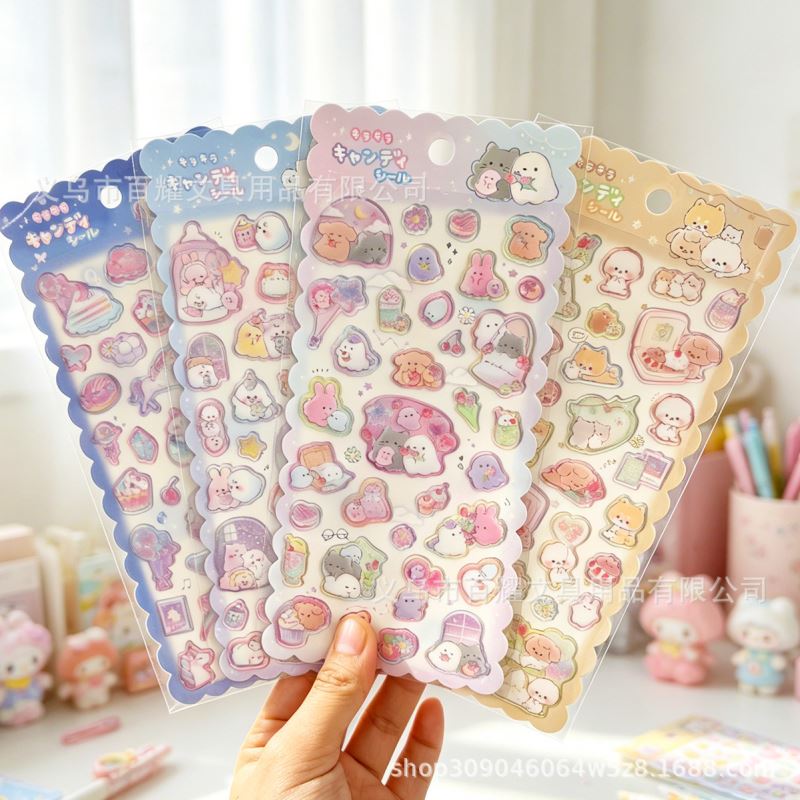 子供お褒めシール★立体★防水ステッカー ★DIY デコレーション用