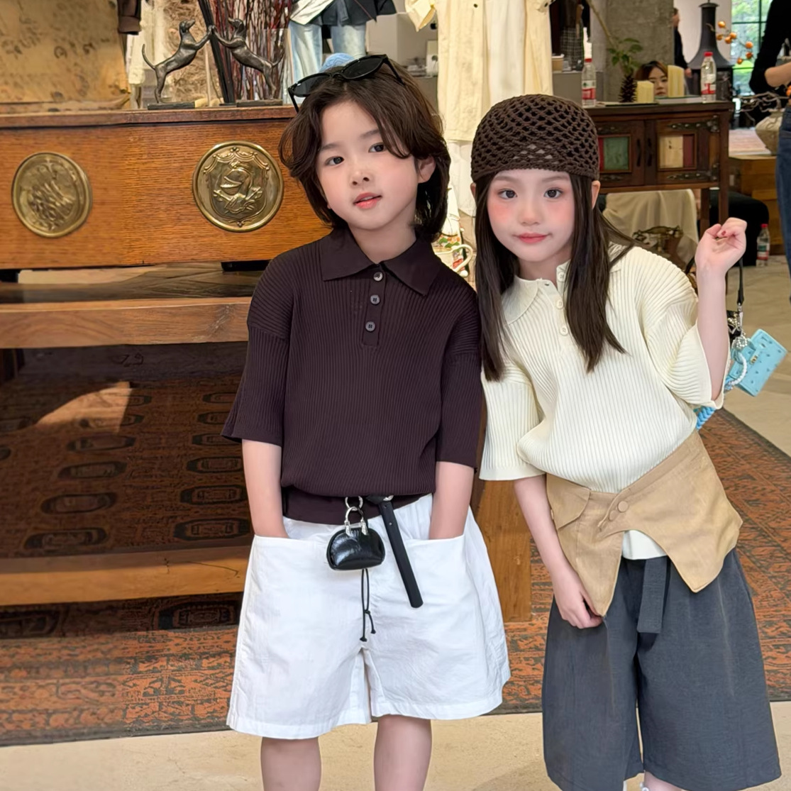 2026★夏新作★韓国風子供服★トップス★90cm〜150cm 4色