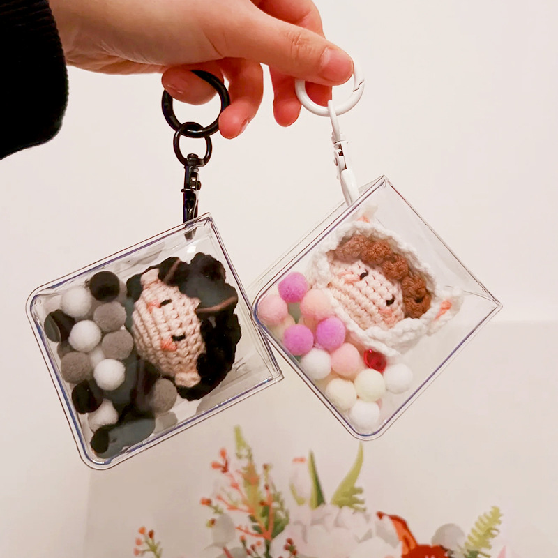 フィギュア 展示用 吊りポーチ★ぬいぐるみを飾れる吊り下げ式収納バッグ
