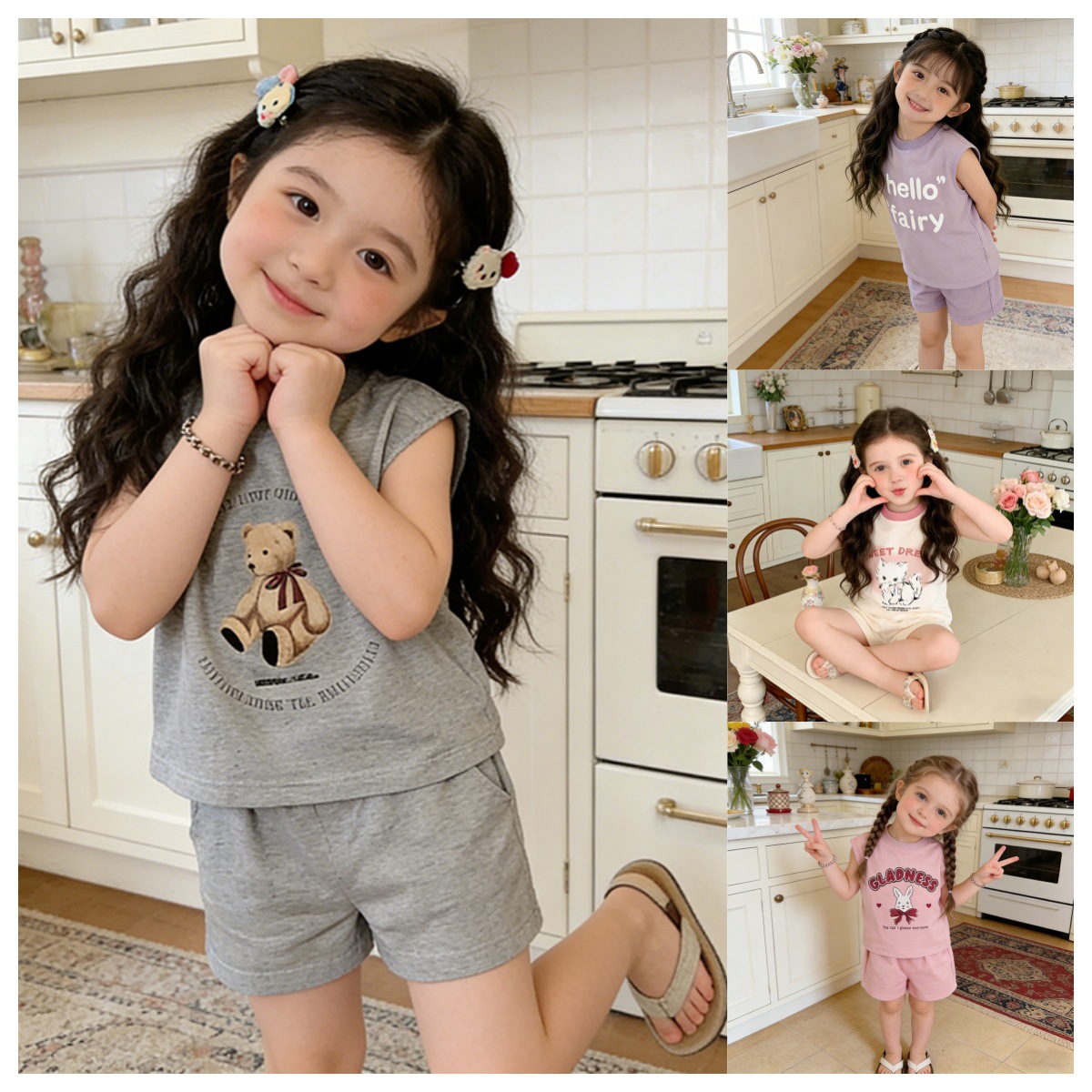 2026新品★子供服　セットアップ★100cm〜140cm 4色