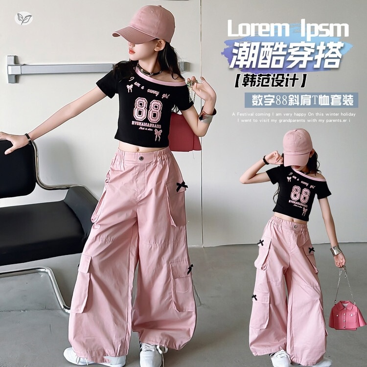 2026★夏新作★韓国風ベビー服★トップス★ズボン★120cm〜170cm 2色