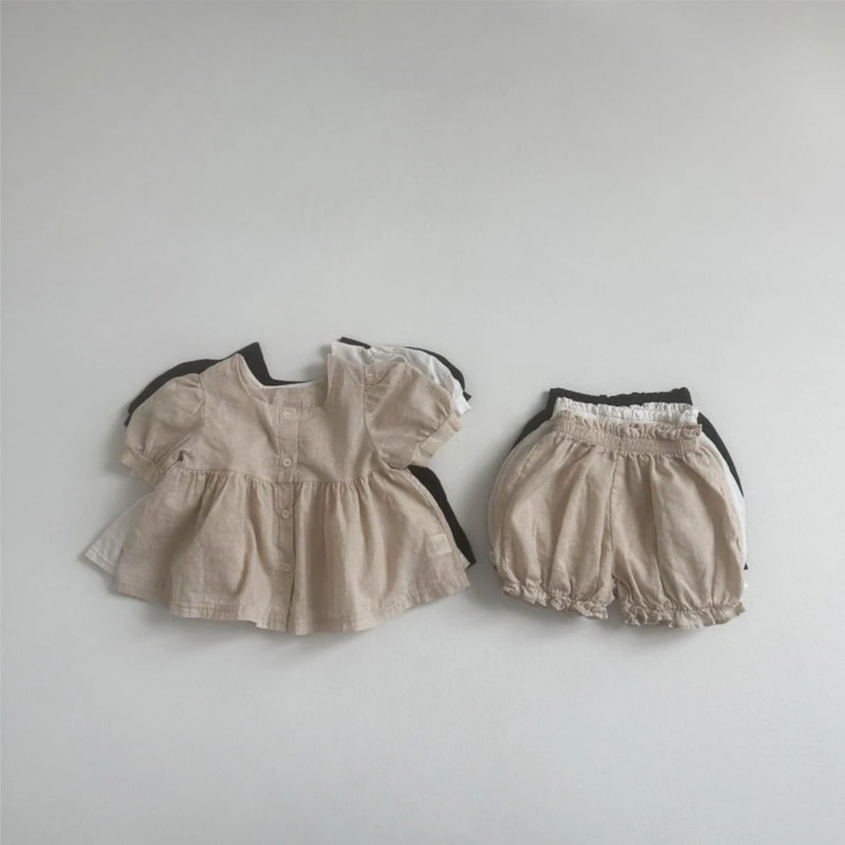 2026秋新品MS★子供服　セットアップ★73CM〜100cm 2色