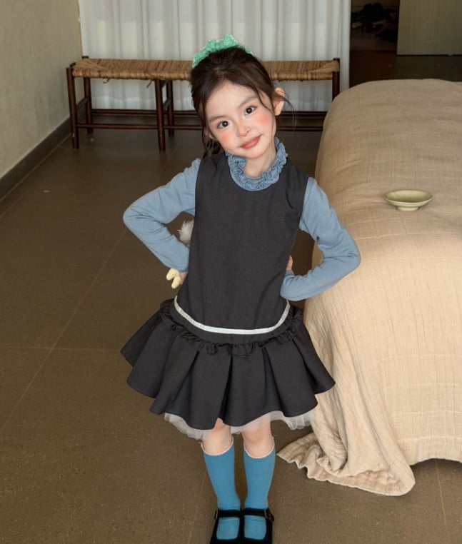 2026秋新作BS★子供服　トップス&ベストワンピース★100cm〜150cm