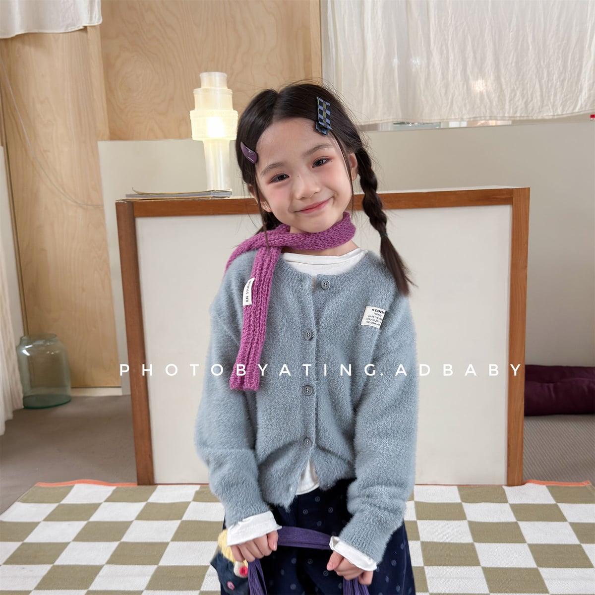 2026秋新品SJ★子供服 　カーディガン★80cm〜130cm 2色