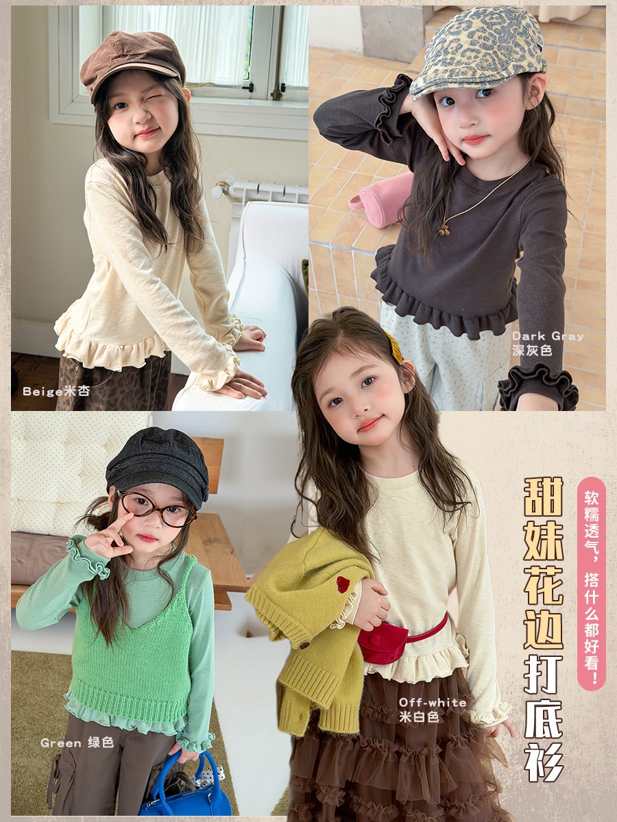 2026秋新作A★子供服　トップス★100cm〜170cm 4色