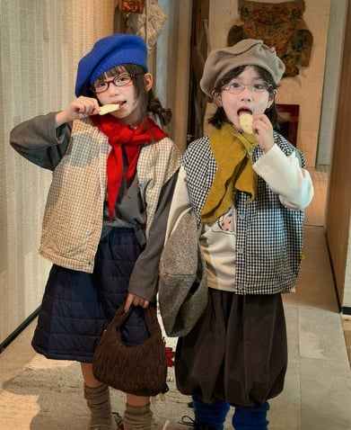 2026秋新作MXW★子供服 　ベストコート★90cm〜160cm 2色