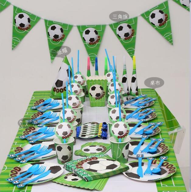 ★誕生日お祝い道具★サッカー主題★16種入り