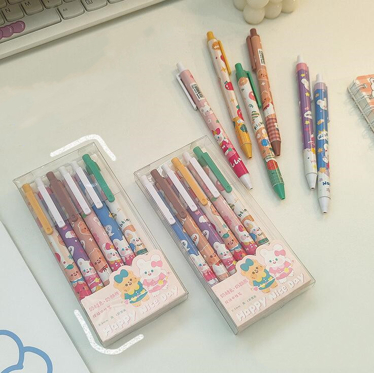 ★新入学 祝い★デザイン文具★ボールペン★ペン★6本セット