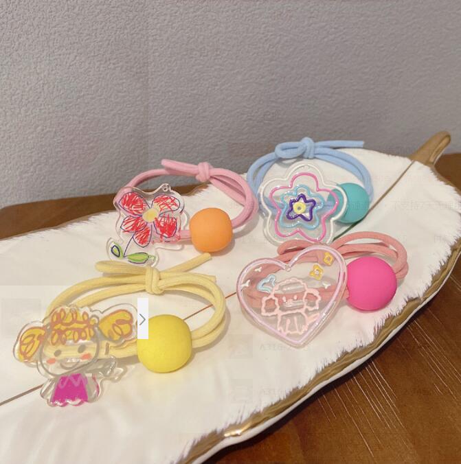 新品★子供用★ヘアゴム★髪飾り★まとめ髪用★ヘアアクセサリー★女の子★可愛い★多色