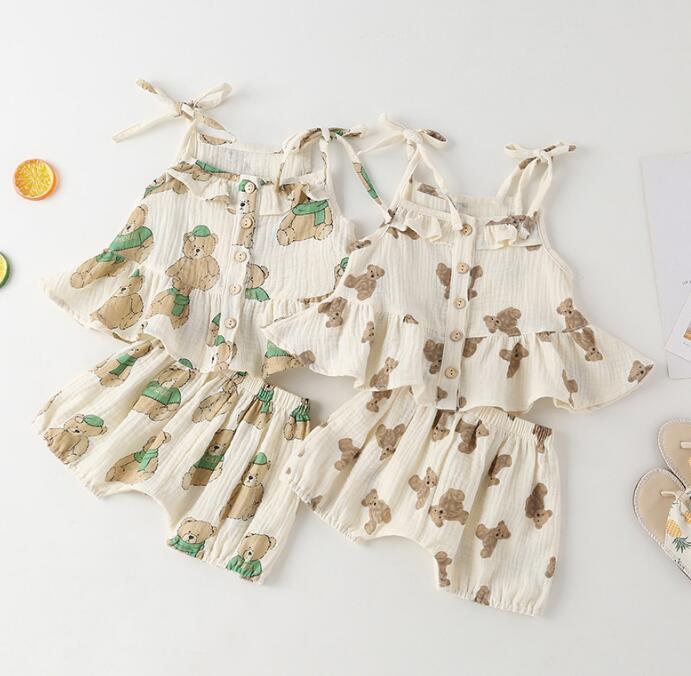 2022新作★子供服★トップス+パンツ★セットアップ★ベビー★キッズ★韓国子供服★4色★73-100CM