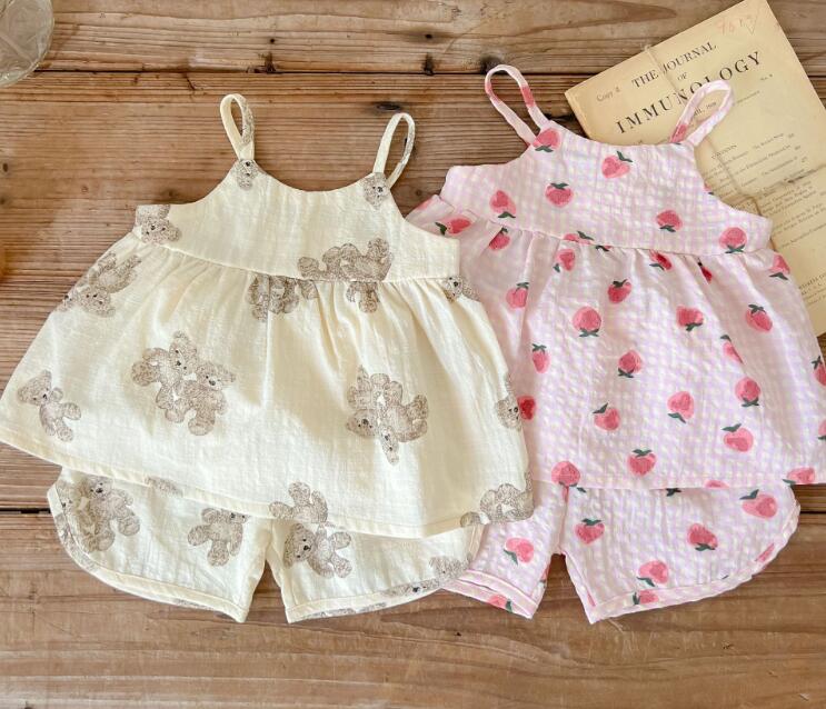 2022新入荷★ベビー服　トップス+ズボン　上下セット★66-100★2色