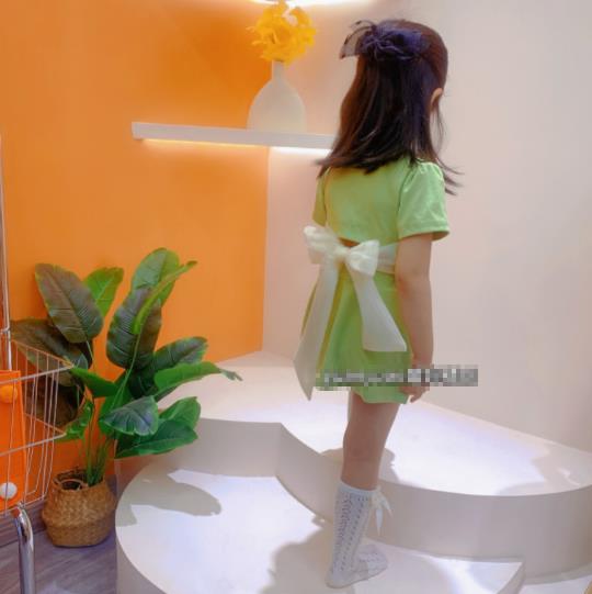 2022夏新品★子供服　トップス+スカート　セットアップ　80-130cm　3色