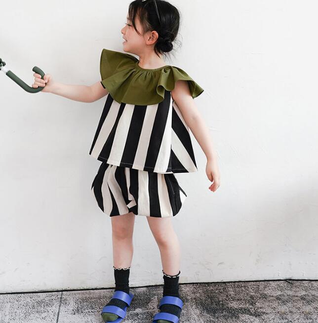 2022新作★子供服★トップス+パンツ★セットアップ★韓国風子供服★キッズ女の子★90-130CM