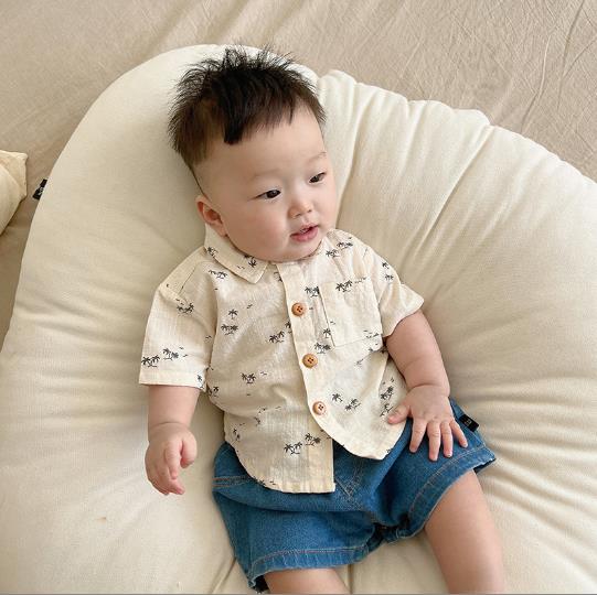 2022夏新品★子供服　トップス　ブラウンス　66-100cm