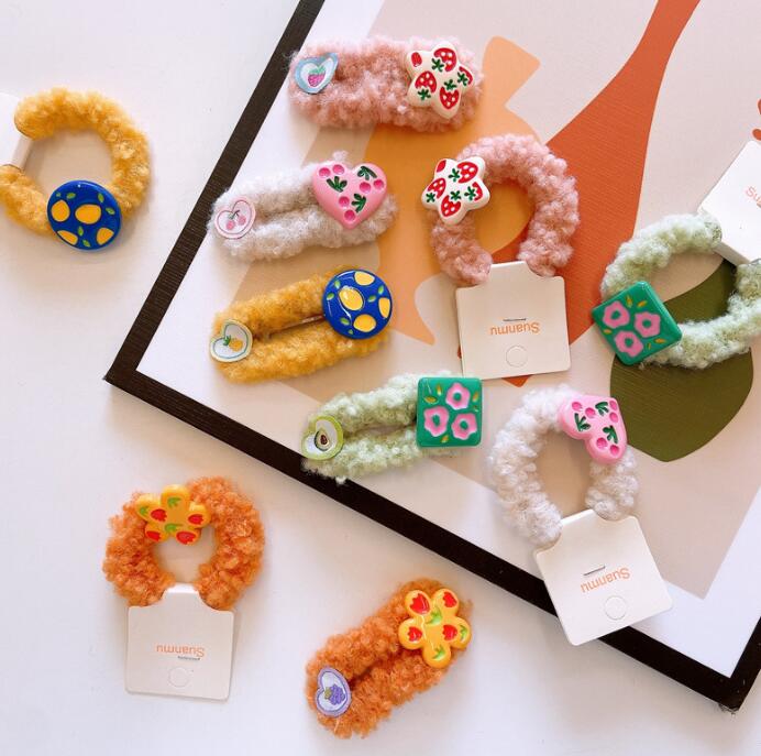 子供用★ヘアゴム★ヘアピン★ヘアゴム★髪飾り★まとめ髪用★ヘアアクセサリー★多色