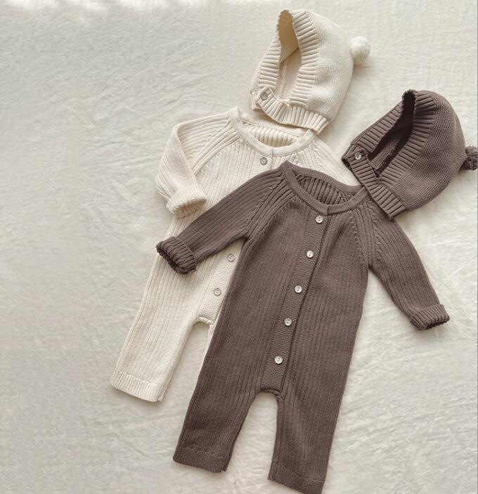 2022★秋冬新作★韓国風ベビー服★連体服★帽子★66-90CM