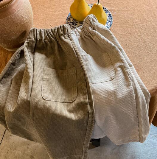 2022★春秋新作★韓国風子供服★ボトムス★ズボン★コーデュロイ★2色80-130CM