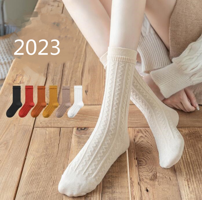 新作★靴下★レデイース★ソックス★大人用★女性用★無地★11色