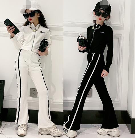 2023新品★子供服★トップス+ズボン　セットアップ★120-170cm★2色