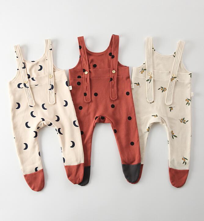 春秋新作★韓国風ベビー服★サロペット★4色66-90CM