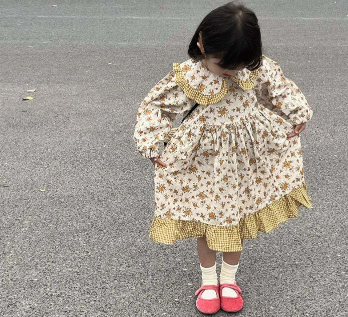 2023春新品★子供服　ワンピース　80-130cm