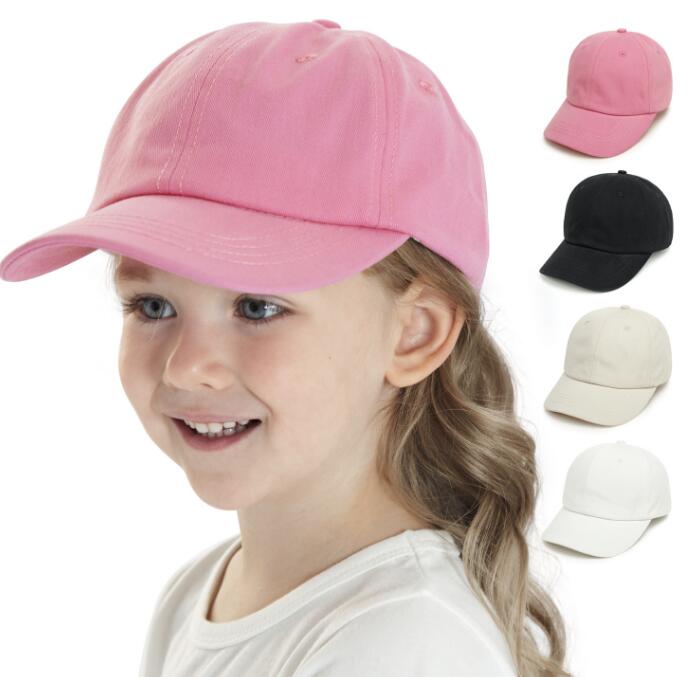 子供用★キャップ★帽子★男女兼用★野球帽★キッズ★カジュアル★無地★9色