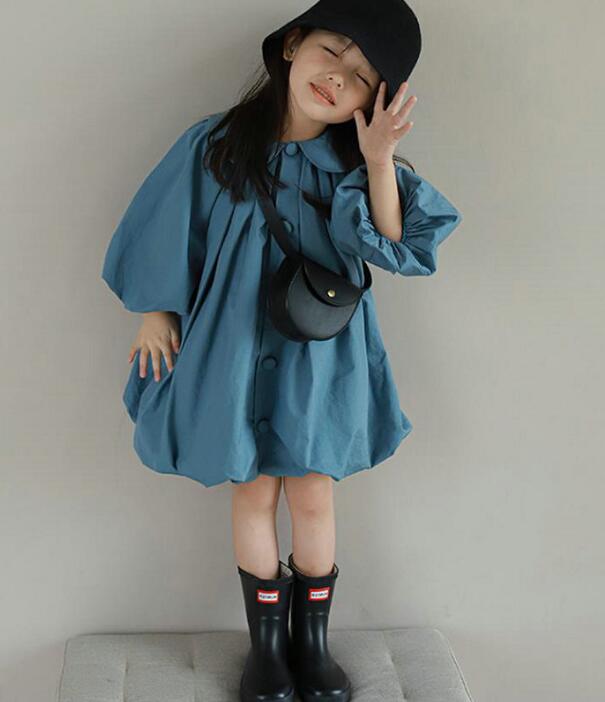 春新作★韓国風子供服★ワンピース★7-15