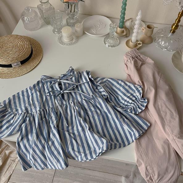 2023春新品★子供服　トップス　シャツ　90-140cm