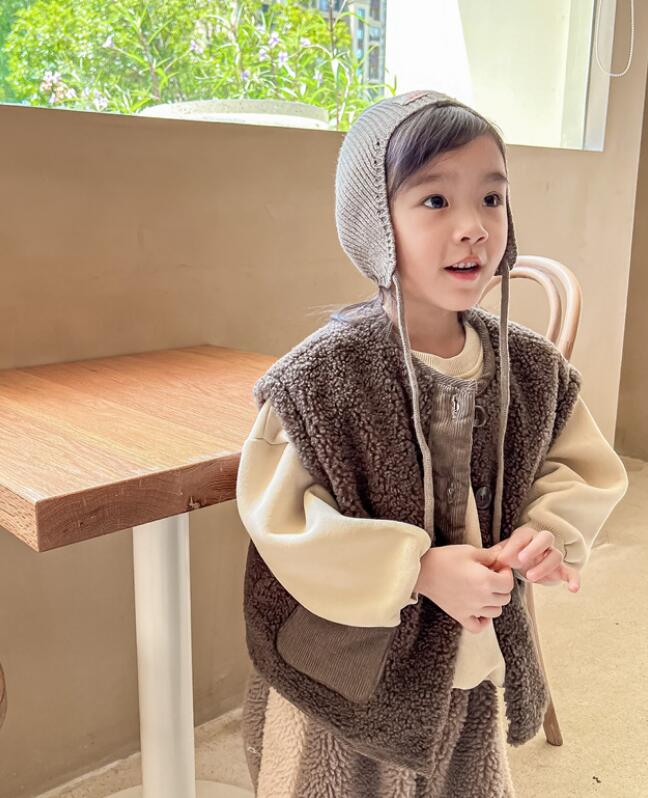 2023★春新作★韓国風子供服★アウター★コート★チョッキ★2色80-130CM