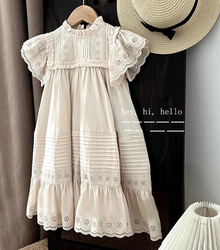 子供服　長袖ワンピース&短袖ワンイース&カーディガン分けて販売★90-150cm★