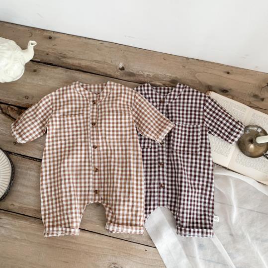 2023春新品★子供服　ロンパース　66-90cm★2色