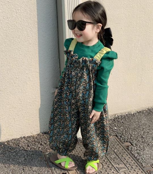 2023春新品★子供服　長袖&サロペット　分けて販売　80-130cm