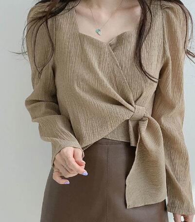 春新作★レディーストップス★Tシャツ★長袖★S-2XL