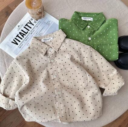 春新作★キッズ用アパレル★トップス★シャツ★ブラウス★90-140