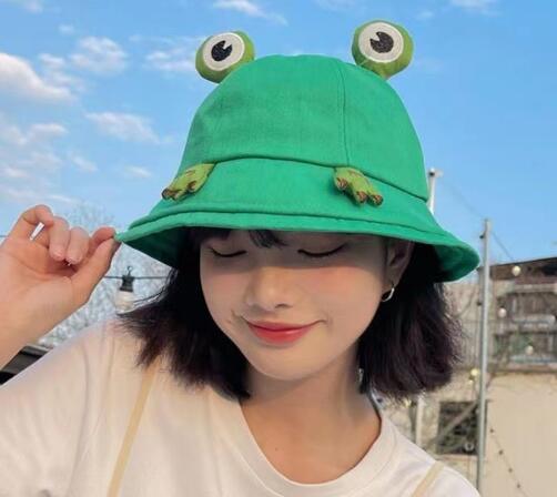 日焼け止め・大人用帽子・バケットハット・キャップ・日系帽・ファッション・可愛い造形