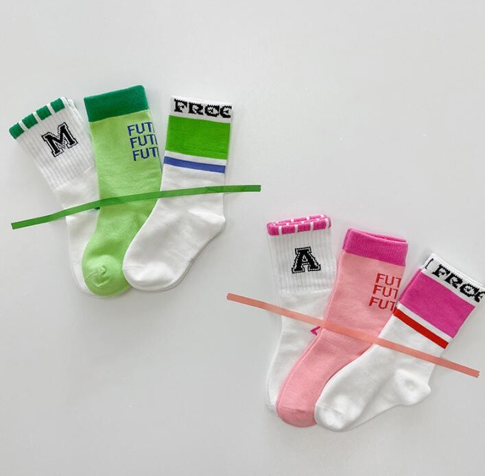 2023★春新作★子供靴下★ソックス★ストッキング★1セット=3足★S-XL