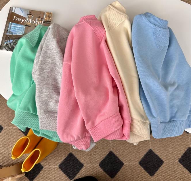 2023春新品★子供服　トップス　トレーナー　90-140cm★5色