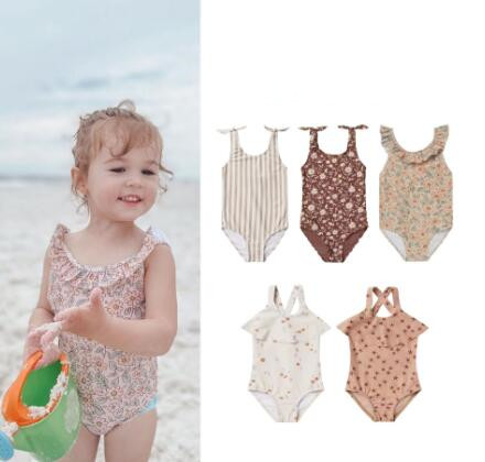 2023年新作★キッズ用アパレル　水着★オールインワン★80-130