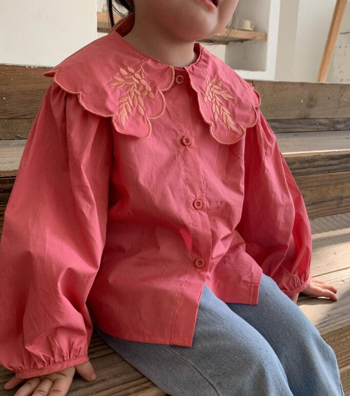 2023★春新作★韓国風子供服★トップス★シャツ★2色90-130CM