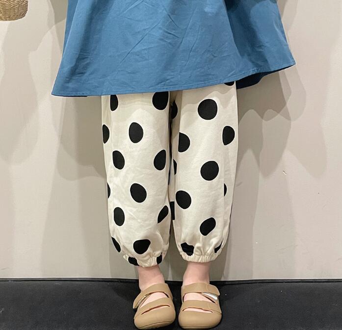 子供服★ズボン★ボトムス★韓国風子供服★男女兼用★水玉★カジュアル★80-140CM
