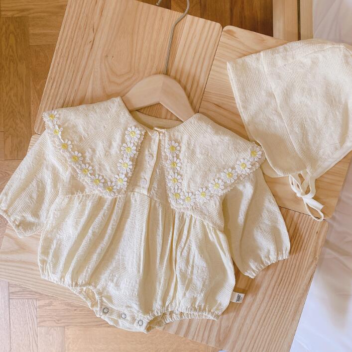 2023★春新作★韓国風ベビー服★ロンパース+帽子★66-90CM