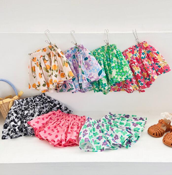 子供服★パンツ★ボトムス★キュロット★韓国風子供服★キッズ女の子★7色★90-140CM
