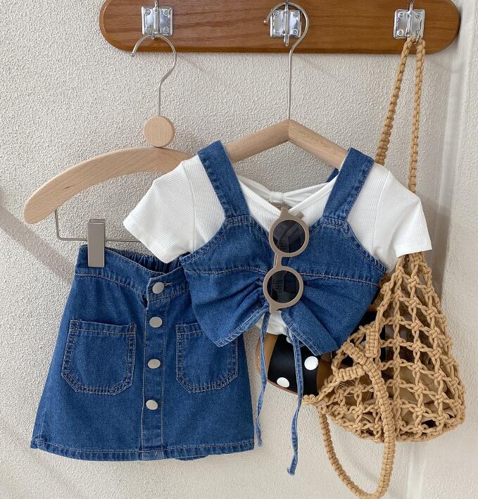 2023★春夏新作★韓国風子供服★トップス+スカート★100-140CM