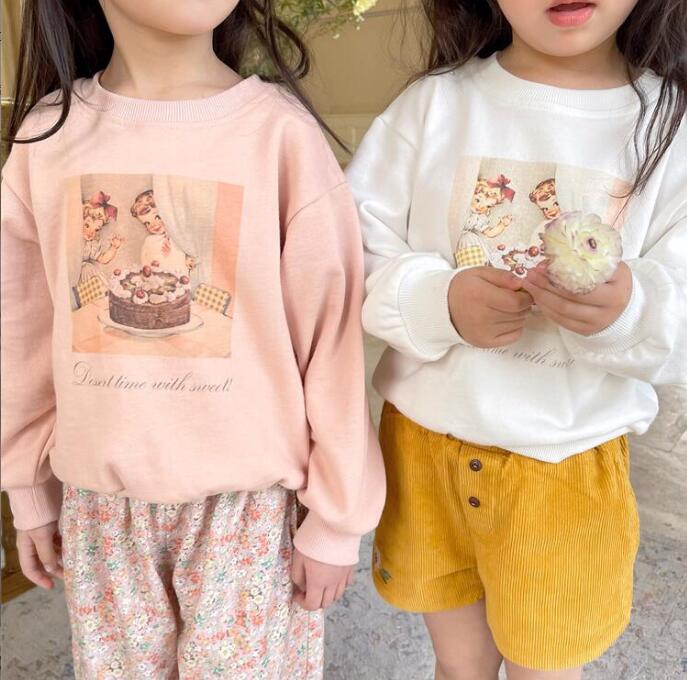 2023★春新作★韓国風子供服★パーカー★スウェット★2色90-140CM